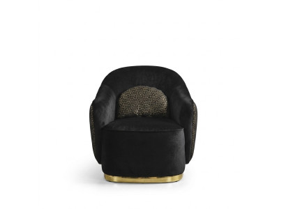 Fotel EarsFotel Nowoczesny Materiał Salon Poliester Niebieski Design Siedziba