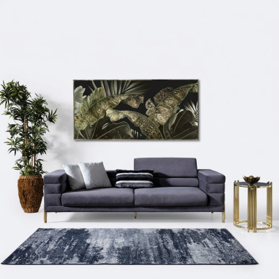 Sofa Trzyosobowa 3 miejsce do siedzenia Sofy Materiał Szary Salon Luksusowy Nowoczesny Siedziba