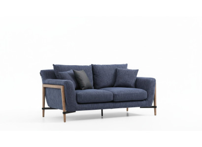 Sofa trzyosobowa 3 miejsce do siedzenia Materiał Nowoczesne sofy Design Living Room Blue