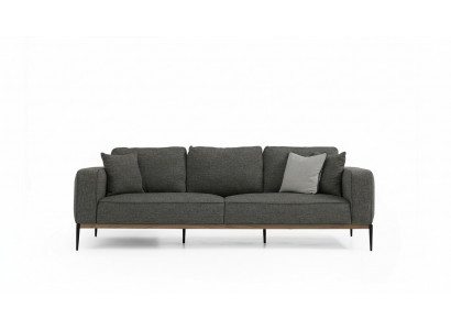 Dwuosobowa sofa 2 osobowa,sofy z tkaniny,nowoczesny design, salon, szary.