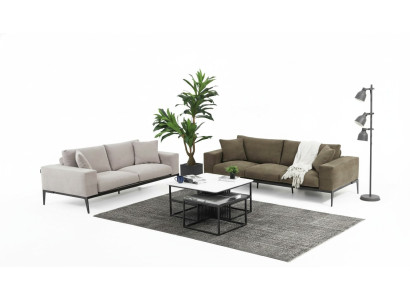 Zestaw sofowy 32 miejsce do siedzenia Sofa Ustawić Szare Sofy Nowoczesny Zestaw Grupa Nowy
