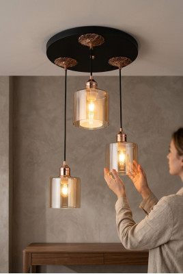 Żyrandol żyrandol lampa sufitowa Lampa sufitowa Lampa Modern Gold Nowość
