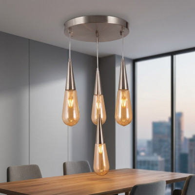 żyrandol Żyrandol Sufitowy Żyrandol Sufitowy Lampa sufitowa Nowoczesny Beż