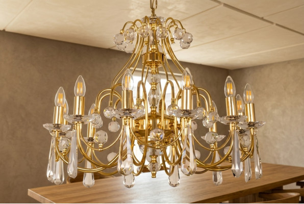 Żyrandol Luksusowa Lampa sufitowa żyrandol Lampa Sufitowa Lampy Złoto Art