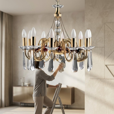 kryształ Luksusowy żyrandol Lampa sufitowa żyrandol lampa wisząca Art Noble design