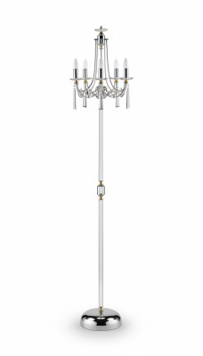 kryształowa lampa podłogowa stojąca lampa podłogowa luksusowe lampy Lampy Lampa srebrna