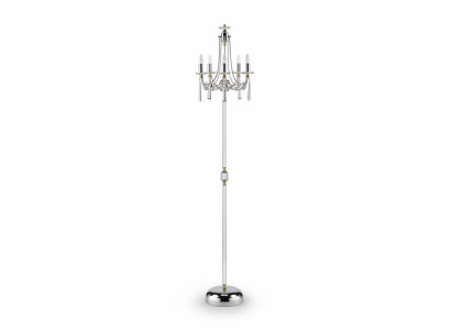 kryształowa lampa podłogowa stojąca lampa podłogowa luksusowe lampy Lampy Lampa srebrna