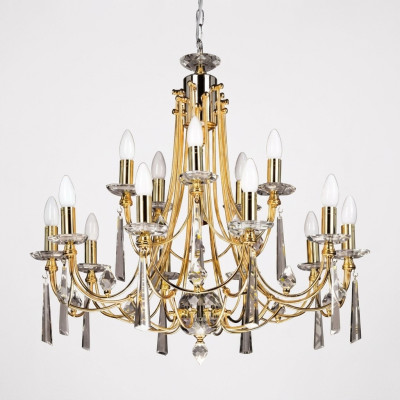 Luksusowy żyrandol Lampa sufitowa żyrandol żyrandol sufitowy Art Gold Crystal