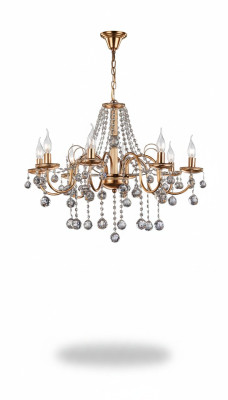 Królewski luksusowy żyrandol lampa sufitowa lampa koronowa oświetlenie sufitowe wiszący żyrandol