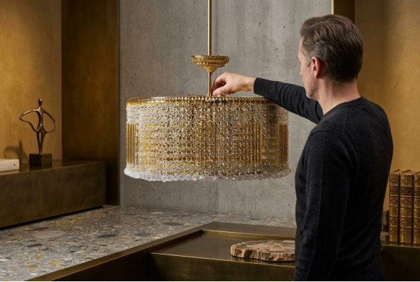 Luksusowy Lustre żyrandol Lampa sufitowa Żyrandol Sufitowy Lampy Gold Lampa
