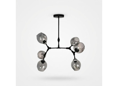 Lampa sufitowa żyrandol żyrandol żyrandol sufitowy Nowoczesne Szkło Czarny Nowy