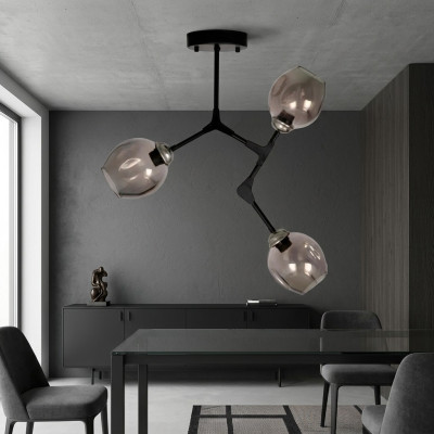 Żyrandol żyrandol Lampa sufitowa żyrandol sufitowy Lampy Modern Czarny