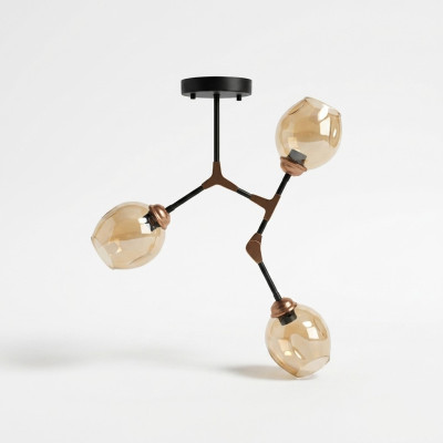 Żyrandol sufitowy żyrandol żyrandol Lampa sufitowa Lampy Złote Nowoczesne Szkło