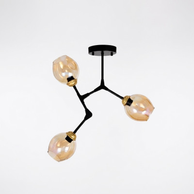 Lampy Lustre żyrandol Lampa sufitowa Żyrandol Sufitowy Złoty Nowoczesne Szkło