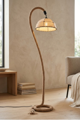 Lampa podłogowa Stojak na lampę podłogową Luksusowe oświetlenie Lampy Lampa Beżowa Lina Nowość