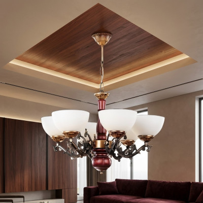 Żyrandol sufitowy żyrandol żyrandol Lampa sufitowa Lampy Brown Classic