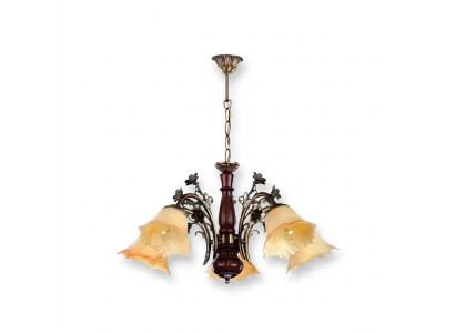 Lampa sufitowa kwiaty żyrandol sufitowy żyrandol żyrandol Lampa Szkło Beige