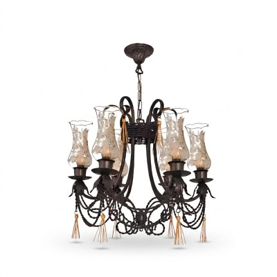 Żyrandol sufitowy Zamek luksusowy żyrandol żyrandol Lampa sufitowa Szkło Lampa