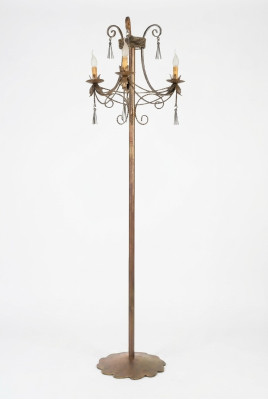 Lampa podłogowa stojak na lampę podłogową luksusowe oświetlenie Lampy Lampa Gold Art 170 cm