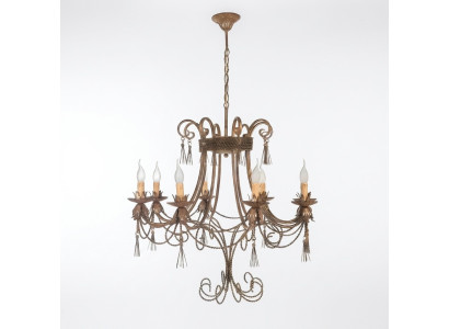 Żyrandol sufitowy żyrandol żyrandol Lampa sufitowa Lampy Złoty Metal Art