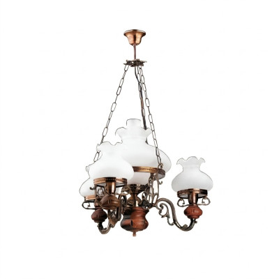 Żyrandol sufitowy żyrandol żyrandol Lampa sufitowa Lampa Szkło Brąz Barokowy