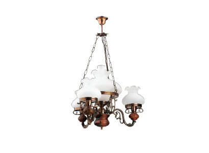 Żyrandol sufitowy żyrandol żyrandol Lampa sufitowa Lampa Szkło Brąz Barokowy