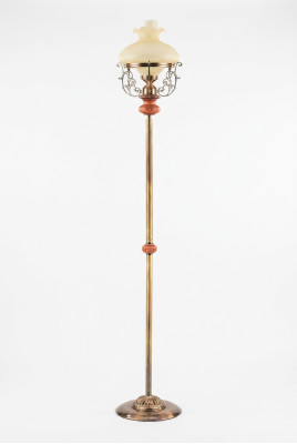 Lampa podłogowa stojak na lampę podłogową luksusowe oświetlenie Lampa Lampa Złoto Szkło 185 cm
