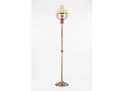 Lampa podłogowa stojak na lampę podłogową luksusowe oświetlenie Lampa Lampa Złoto Szkło 185 cm