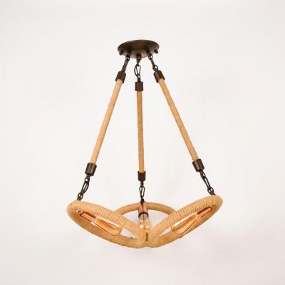 Lampa Żyrandol Sufitowy Żyrandol Lampa sufitowa Szkło Brązowe Nowoczesne