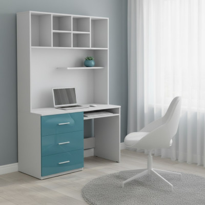 Biurko z szufladami PC Tabela Modern Style 2-częściowe Biurko Szafa stoły