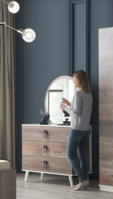 Luksusowa toaletka Kredens, toaletka Komody, designerskie konsole