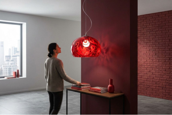 Lampy kinkiet żyrandol design kinkiet Plastikowy żyrandol w nowoczesnym stylu