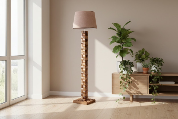 Lampa Podłogowa Lampa Podłogowa Stojak Lampy Stojące Lampy Brązowa Nowoczesna Lampa Meble Nowość