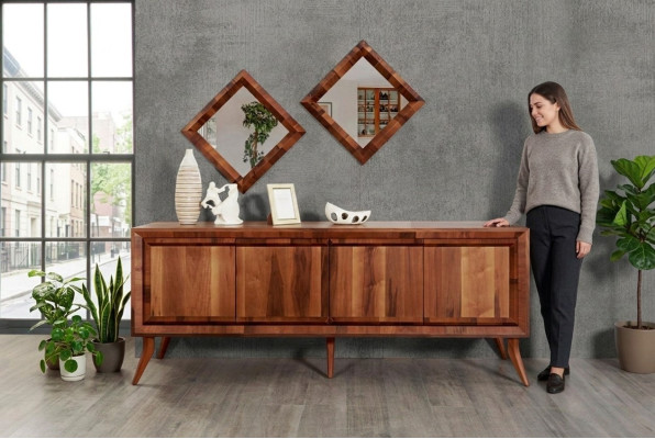 Kredens Kredens Kredens Szafa Komody Brown Luxury xxl 200cm Nowy
