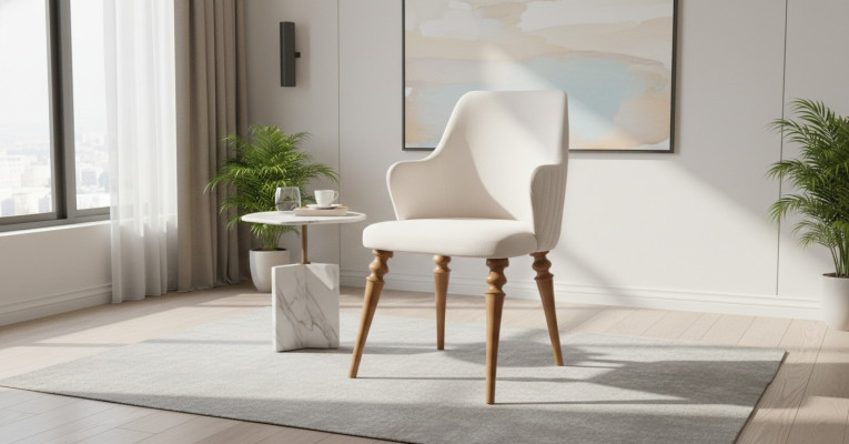 Krzesło Krzesła Luksusowy Design Fotel Drewno Podkładka New Modern jadalnia Meble Drewno