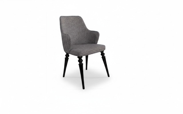 Salon jadalnia Krzesło Drewno Fotel Meble Fotel Krzesło Luxury Meble Szary