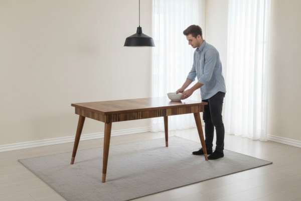 Stół obiadowy Drewno stoły Stil Meble Tabela Włoskie luksusowe stoły drewniane 160 x 90