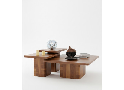 Drewniany stolik kawowy zestaw 3 sztuki. Zestawy Tabela Sofa do Salonu Drewno stoły Meble