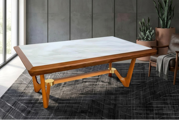 Salon Drewno stoły Side Luxury Style Tabela Nowy stolik kawowy Stolik