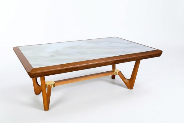 Salon Drewno stoły Side Luxury Style Tabela Nowy stolik kawowy Stolik