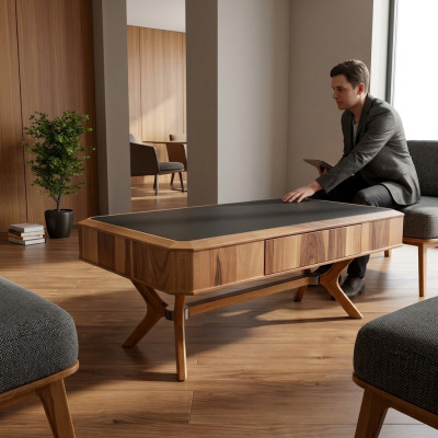 Tabela stół do salonu Meble drewniane stoły Nowy stolik kawowy stoły design