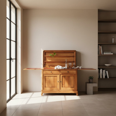 Kredens Szafki Salonowy Kredens Designerski Kredens Luksusowa Szafa Półka Drewno -
