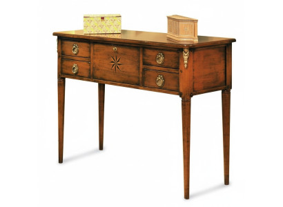 Meble Style Baroque Design Drewno Włoskie Meble Stół konsolowy Brązowy Kredens