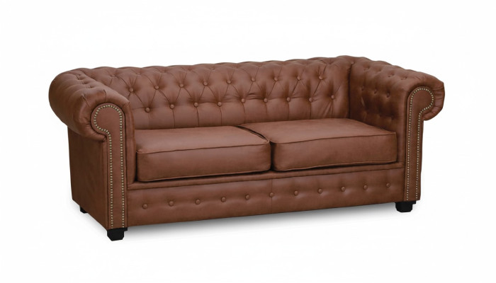 Materiał sofy Chesterfield Szare Sofy Salon Kanapa Poduszka do siedzenia Meble