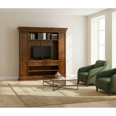 TV Szafa Szafka pod TV Szafka pod telewizor Drewno art deco komoda salon rtv