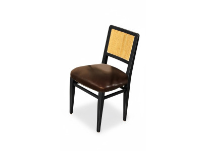 Krzesło do jadalni Luxury Art Deco Krzesła Skóra Design Krzesło drewniane Włoskie meble