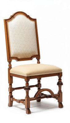 Krzesło 1 miejsce siedzące Fotel Drewno Luxury Class Meble Design Fotel Drewno jadalnia Nowość