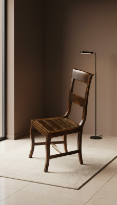 Designerskie Drewno Krzesło w jadalni Luxury Meble Brown Kolor Nowość