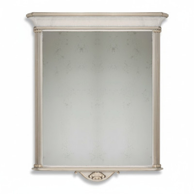 Klasyczne Lustro Rama Beige połysk ścienne Meble w stylu włoskim