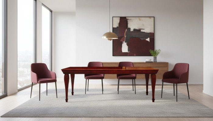 Luksusowe Stoły Do Jadalni Tabela Brown Drewno Stół obiadowy Włoski Design Nowe